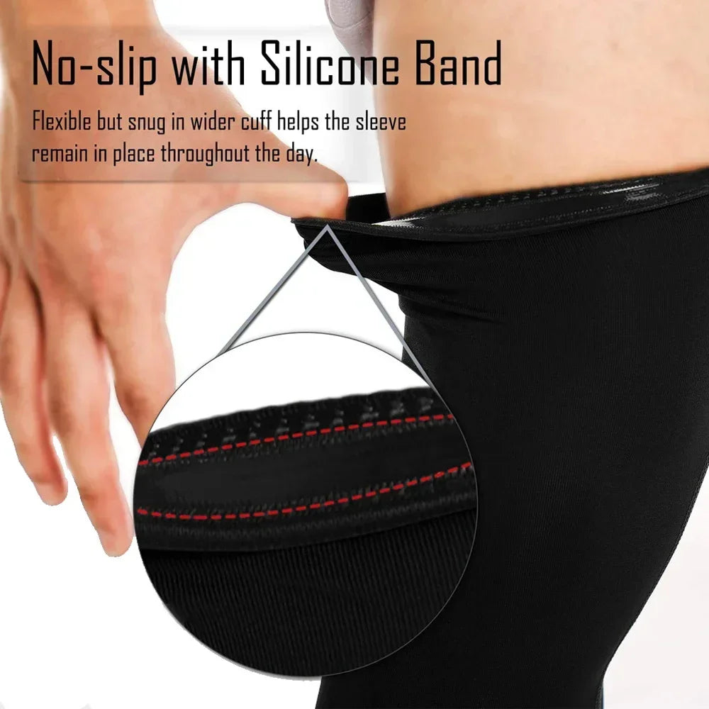 Manchons de Compression Longs pour Jambes