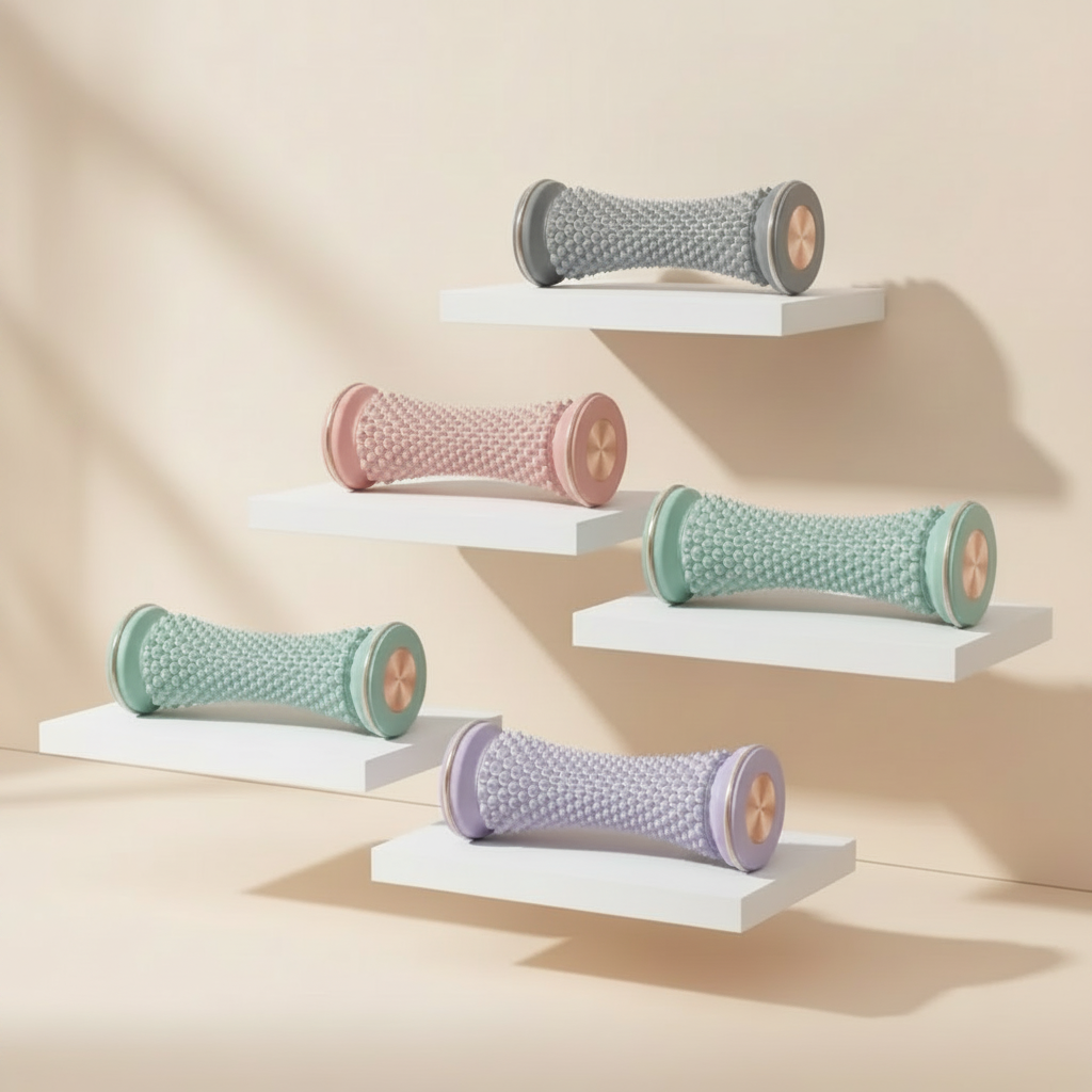 4 coloris cascade - gris, rose, vert, violet