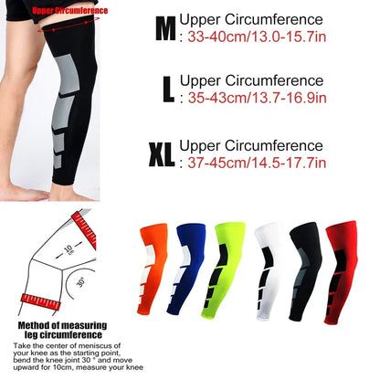 Manchons de Compression Longs pour Jambes
